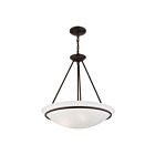 Livex Lighting 4826-07 Newburgh 3-Lights 300W Bronze Pendant