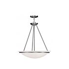 Livex Lighting 4826-91 Newburgh 3-Lights 300W Brushed Nickel Pendant
