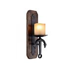 Livex Lighting Cape 4861-67 60W 1-Light Hand Applied Olde Bronze Wall Sconce