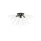 Livex Lighting Uptown 48820-04 4-Lights 240W Black Flush Mount