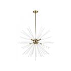Livex Lighting 48828-01 Uptown 8-Lights 480W Antique Brass Chandelier