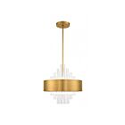 Livex Lighting 48874-08 Orenburg 8-Lights 480W Natural Brass Pendant