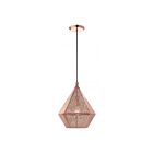 Livex Lighting 48923-86 Aberdeen 1-Light 60W Rose Gold Pendant