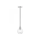 Livex Lighting 48971-91 Downtown 1-Light 60W Brushed Nickel Pendant