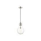 Livex Lighting 49092-91 Pendants 1-Light 60W Brushed Nickel Pendant