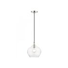 Livex Lighting 49093-91 Aldrich 1-Light 60W Brushed Nickel Pendant