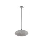 Livex Lighting 49102-80 Dublin 1-Light 60W Nordic Gray with Brushed Nickel Accents Pendant