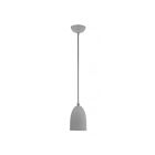 Livex Lighting 49107-80 Arlington 1-Light 60W Nordic Gray with Brushed Nickel Accents Pendant