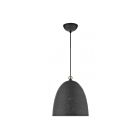 Livex Lighting 49109-76 Arlington 1-Light 60W Scandinavian Gray with Brushed Nickel Accents Pendant