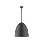 Livex Lighting 49110-76 Arlington 3-Lights 180W Scandinavian Gray with Brushed Nickel Accents Pendant