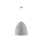 Livex Lighting 49110-80 Arlington 3-Lights 180W Nordic Gray with Brushed Nickel Accents Pendant
