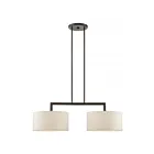 Livex Lighting 49292-92 Monroe 2-Lights 120W English Bronze Chandelier