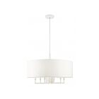 Livex Lighting 49376-03 Meridian 7-Lights White Pendant