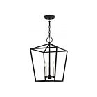 Livex Lighting 49433-04 Devonshire 3-Lights 180W Black with Brushed Nickel Accents Chandelier