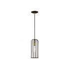 Livex Lighting 49713-07 Glenbrook 1-Light 60W Bronze with Antique Brass Accents Pendant