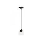 Livex Lighting 49761-04 Aragon 1-Light 60W Black Pendant