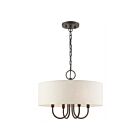 Livex Lighting 49804-92 Blossom 4-Lights 240W English Bronze Pendant