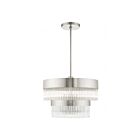Livex Lighting 49824-91 Norwich 5-Lights 290W Brushed Nickel Chandelier