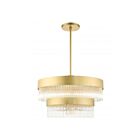 Livex Lighting 49825-33 Norwich 7-Lights 410W Soft Gold Chandelier