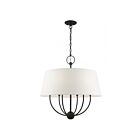 Livex Lighting 49846-04 Ridgecrest 6-Lights 360W Black Pendant