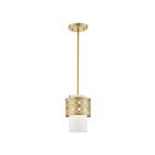 Livex Lighting 49861-33 Calinda 1-Light 40W Soft Gold Pendant