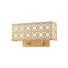 Livex Lighting Calinda 49877-33 80W 2-Lights Soft Gold Wall Sconce
