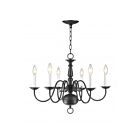 Livex Lighting 5006-07 Williamsburgh 6-Lights 360W Bronze Chandelier