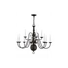 Livex Lighting 5014-07 Williamsburgh 12-Lights 720W Bronze Chandelier