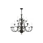 Livex Lighting 5019-07 Williamsburgh 20-Lights 800W Bronze Chandelier