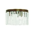 Livex Lighting Ashton 50553-64 4-Lights 240W Hand Applied Palacial Bronze Flush Mount