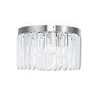 Livex Lighting Ashton 50553-91 4-Lights 240W Brushed Nickel Flush Mount