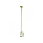 Livex Lighting 50560-28 Grammercy 1-Light 100W Hand Applied Winter Gold Pendant