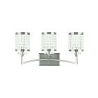 Livex Lighting 50563-91 Grammercy 3-Lights 180W Brushed Nickel Bath Vanity Light