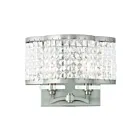Livex Lighting Grammercy 50568-91 120W 2-Lights Brushed Nickel Wall Sconce