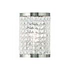 Livex Lighting Grammercy 50571-91 60W 1-Light Brushed Nickel Wall Sconce