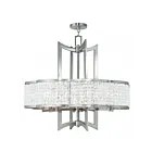 Livex Lighting 50578-91 Grammercy 8-Lights 480W Brushed Nickel Chandelier