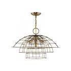 Livex Lighting 50948-01 Brooklyn 4-Lights Antique Brass Chandelier