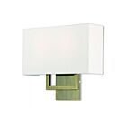 Livex Lighting Pierson 50990-01 80W 2-Lights Antique Brass Wall Sconce