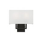 Livex Lighting Pierson 50990-04 80W 2-Lights Black Wall Sconce