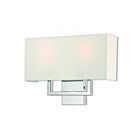 Livex Lighting Pierson 50991-05 80W 2-Lights Polished Chrome Wall Sconce