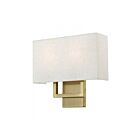 Livex Lighting Pierson 50994-01 80W 2-Lights Antique Brass Wall Sconce