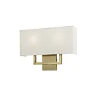 Livex Lighting Pierson 50995-01 80W 2-Lights Antique Brass Wall Sconce