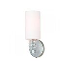 Livex Lighting Carlisle 51030-91 40W 1-Light Brushed Nickel Wall Sconce