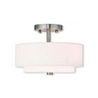 Livex Lighting MERIDIAN 51042-91 2-Lights 80W Ceiling Mount