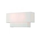 Livex Lighting MERIDIAN 51047-91 80W 2-Lights Brushed Nickel Wall Sconce