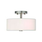 Livex Lighting Meridian 51052-91 2-Lights 80W Ceiling Mount