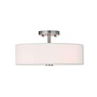 Livex Lighting Meridian 51054-91 3-Lights 180W Ceiling Mount