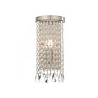 Livex Lighting Elizabeth 51061-91 60W 1-Light Brushed Nickel Wall Sconce