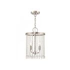 Livex Lighting 51063-91 Elizabeth 2-Lights 120W Brushed Nickel Pendant
