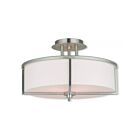 Livex Lighting Wesley 51074-91 3-Lights 180W Ceiling Mount